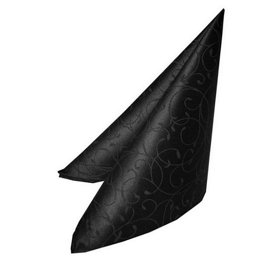 Салфетка чёрная «Жаккард» 45х45 рис 3