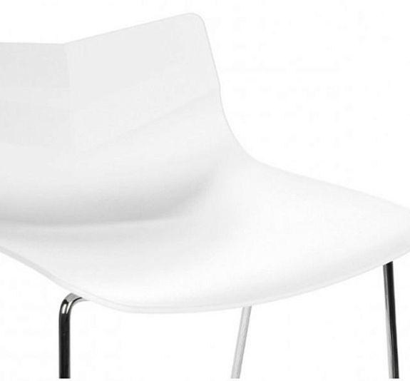 Стул барный Leaf White рис 2