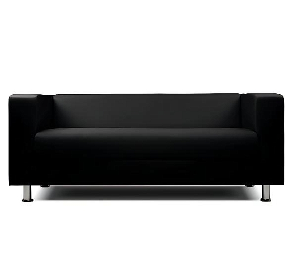 картинка Диван трехместный Erwin Black от компании Рент-Бери