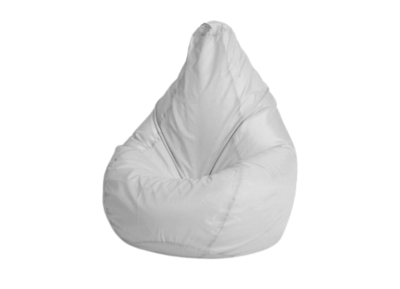 картинка Пуф кресло-мешок белый от компании Рент-Бери