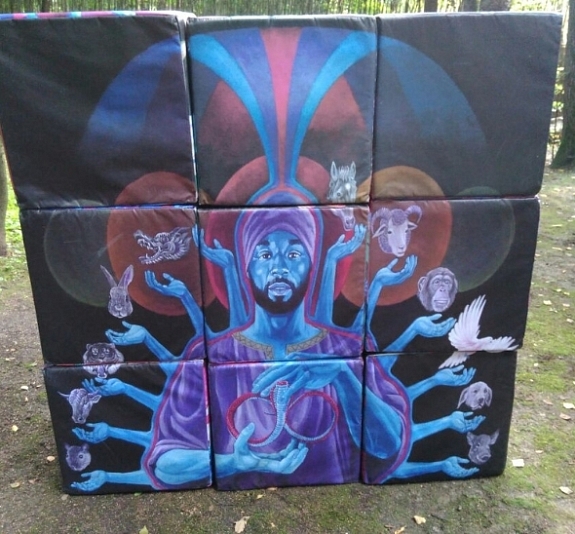 Пазл мягкий "Абстракция" рис 5