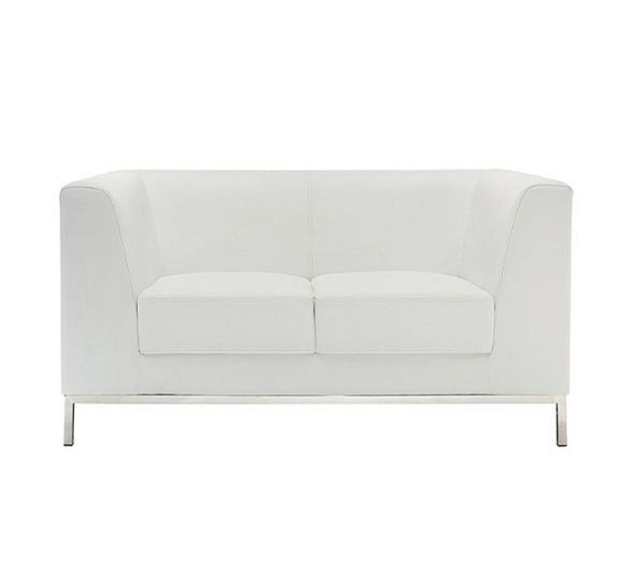 Диван President двухместный белый рис 3