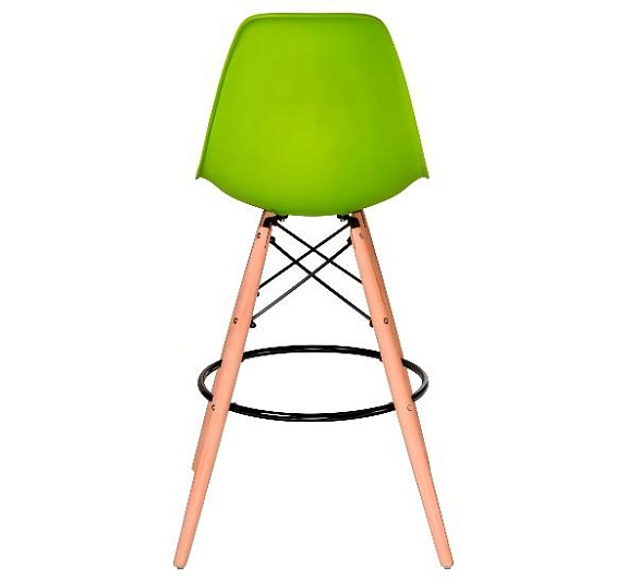 Стул барный Eames зеленый рис 4