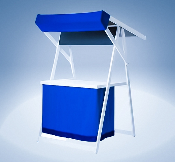 картинка Киоск синий от компании Рент-Бери