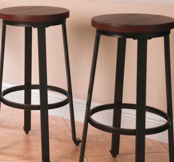 Стул барный Loft круглый рис 3