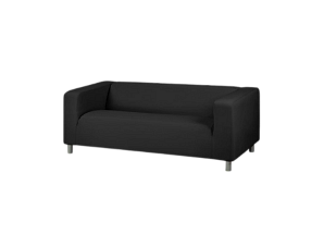 Диван Klippan трехместный черный