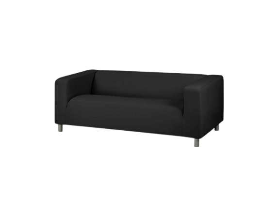 Диван Klippan трехместный черный