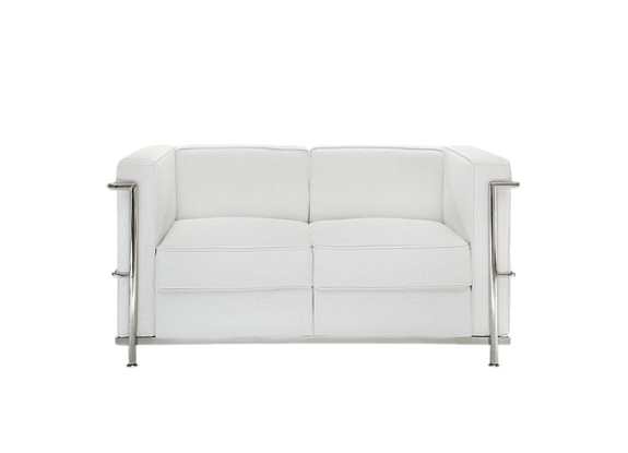 Диван Chrome двухместный белый