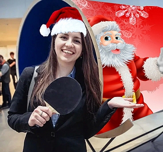 Новогодний 3D теннис