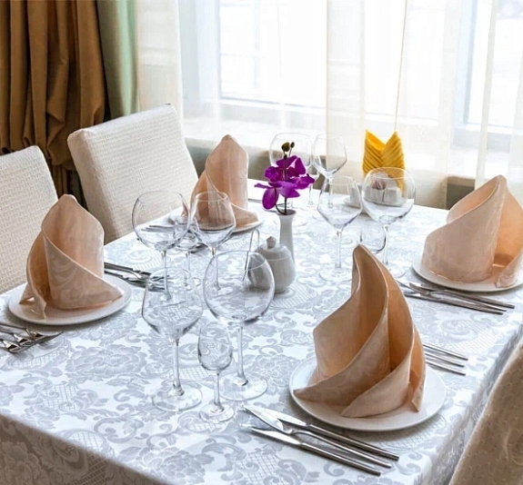 Салфетка шампань «Жаккард» 45х45 рис 2