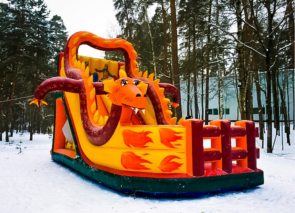 картинка Надувная горка "Змей Горыныч" от компании Рент-Бери