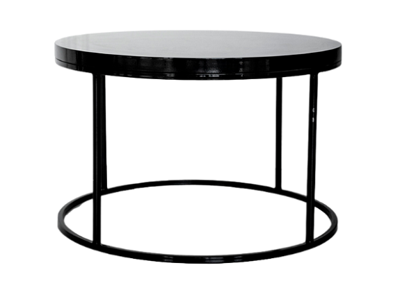 картинка Журнальный стол Round Black от компании Рент-Бери