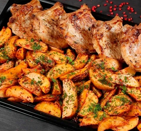 Конфи из свиной корейки рис 2