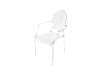 Стул детский Ghost прозрачный