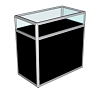 Витрина-прилавок чёрная рис 1