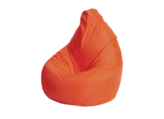 картинка Пуф кресло-мешок оранжевый от компании Рент-Бери
