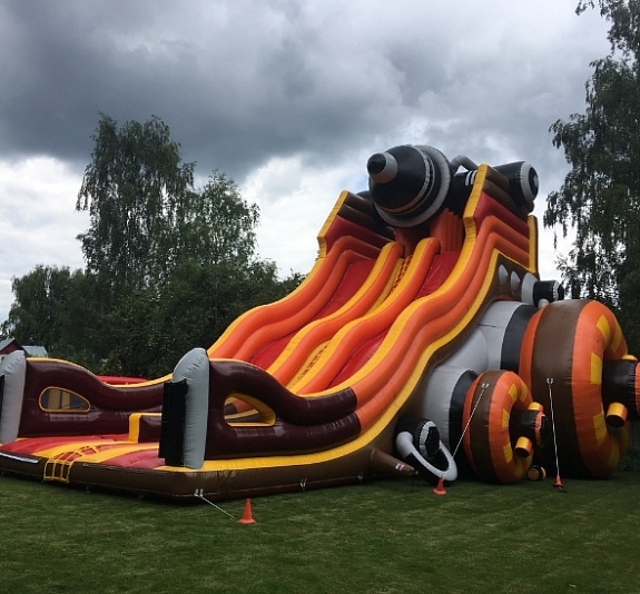 картинка Надувная горка «Пушка» от компании Рент-Бери
