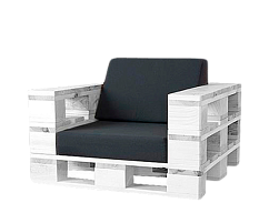 Аренда кресел из паллет